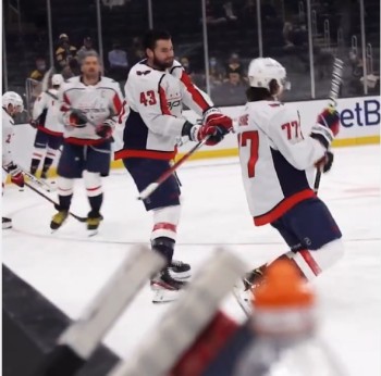 Les rituels d'avant-match toujours aussi particuliers des Capitals