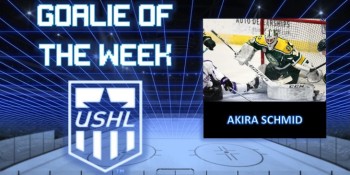 Des éloges pour Akira Schmid  en USHL