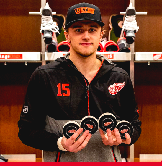 Jakub Vrana déjà en bonne place dans l'histoire des Red Wings