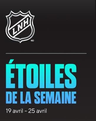Les quatre étoiles de la semaine en NHL