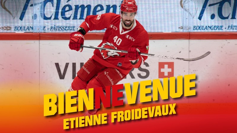 Un contrat de deux ans pour Étienne Froidevaux