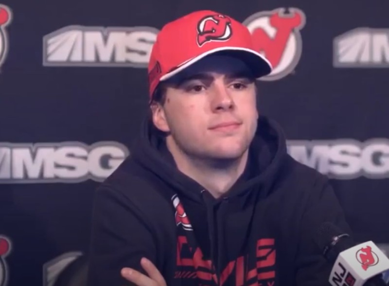 Réactions d'après-match de Nico Hischier et Elvis Merzlikins
