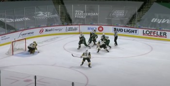 Un bien joli goal de Kirill Kaprizov directement sur l'engagement