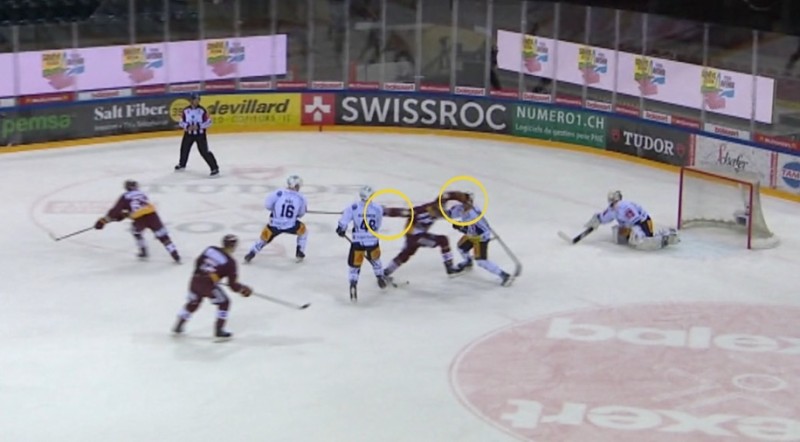 Eric Fehr pincé pour simulation