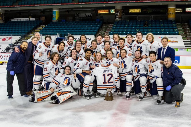 Inaki Baragano et Kamloops champions de leur division