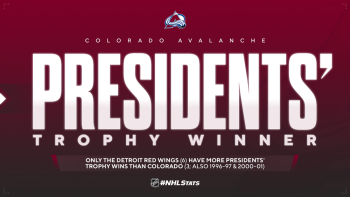 L'Avalanche remporte le trophée des Présidents