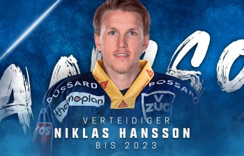 Un contrat de deux ans pour Niklas Hansson avec Zoug
