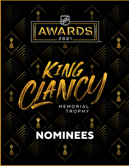 Les nominés au trophée  King Clancy