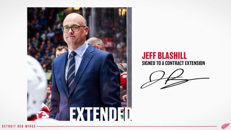 Les Red Wings prolongent leur coach Jeff Blashill