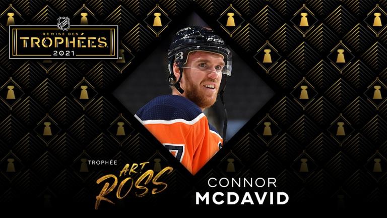 Le trophée Art-Ross pour Connor McDavid