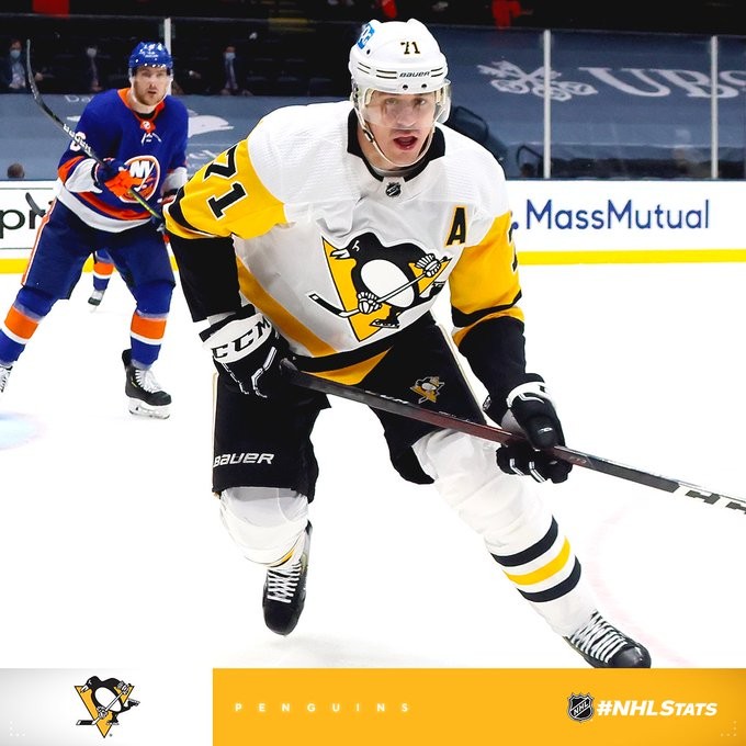 Evgeni Malkin dépasse une marque de Mario Lemieux