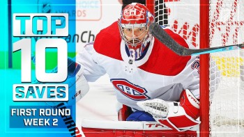 Les plus beaux arrêts de la dernière semaine de NHL