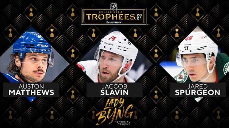 Les finalistes au trophée Lady Byng