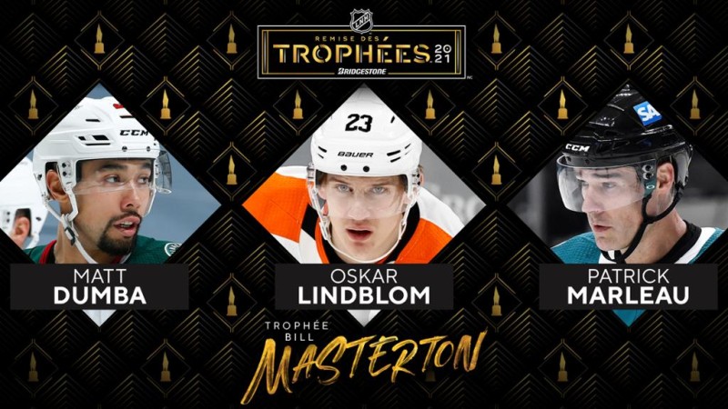 Les trois finalistes au trophée Masterton