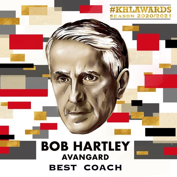 Bob Hartley coach de l'année en KHL
