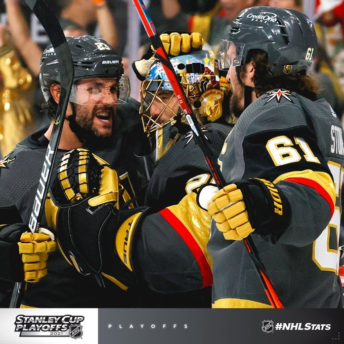 Plus de victoires pour un gardien en play-off de NHL