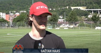 Gaëtan Haas s'exprime après son premier entraînement avec le HC Bienne