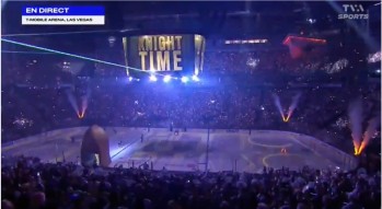 Le show d'avant-match toujours aussi intense des Golden Knights