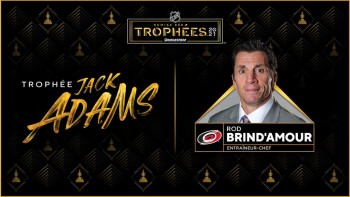 Rob Brind'Amour remporte le trophée Jack Adams