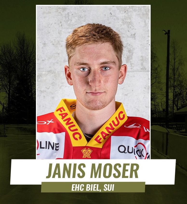 Janis Moser en lice pour le titre de meilleur jeune joueur européen de l'année