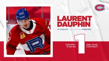 Un an de contrat avec le Canadien pour Laurent Dauphin