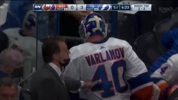 Semyon Varlamov n'aura passé de 15 minutes sur la glace