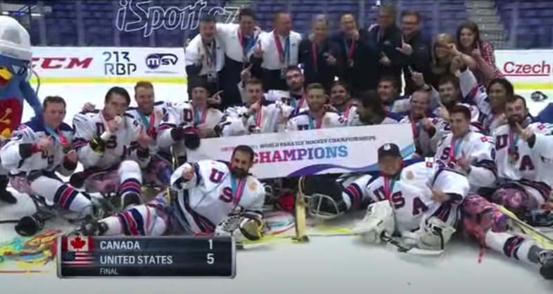 Les Etats-Unis battent le Canada en finale des Mondiaux de hockey luge