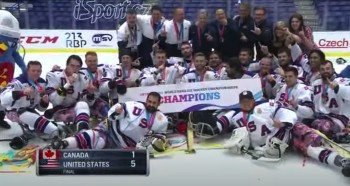 Les Etats-Unis battent le Canada en finale des Mondiaux de hockey luge