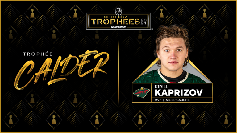 Kirill Kaprizov remporte le trophée Calder