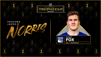 Adam Fox est le meilleur défenseur de NHL