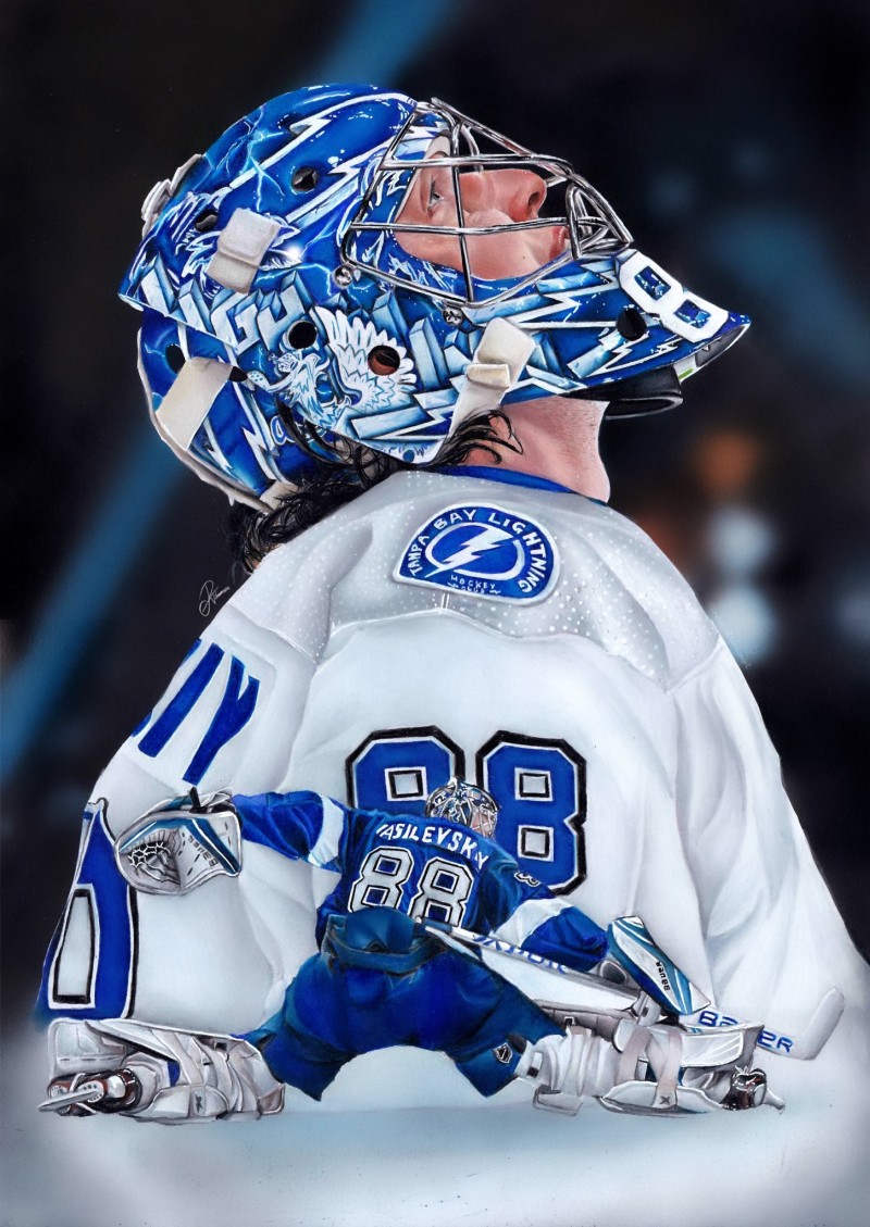 50 heures de travail pour ce dessin d'Andrei Vasilevskiy