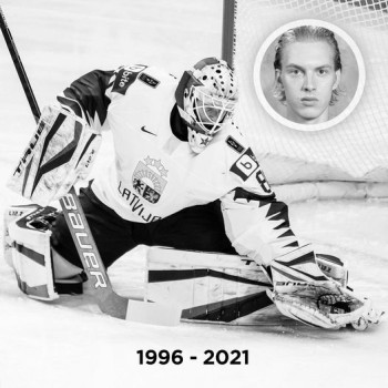 Le gardien letton Matiss Kivlenieks est décédé à l'âge de 25 ans