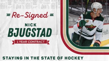 Nick Bjugstad prolonge d'une saison avec le Wild