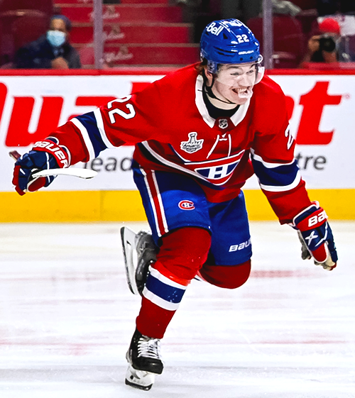 Quelques chiffres autour de Cole Caufield