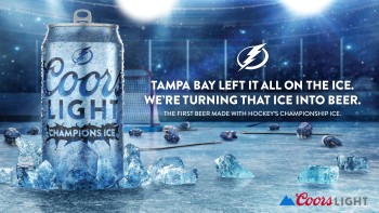 Une bière réalisée avec la glace de la finale de la Coupe Stanley