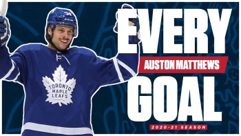 Tous les buts d'Auston Matthews la saison écoulée