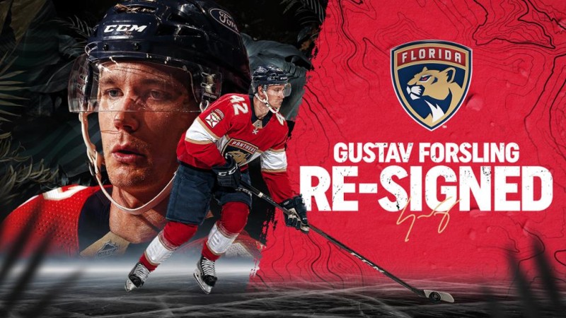 Trois années de plus pour Gustav Forsling