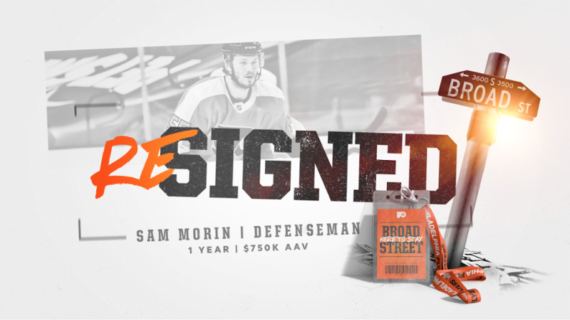 Samuel Morin sera de retour avec les Flyers