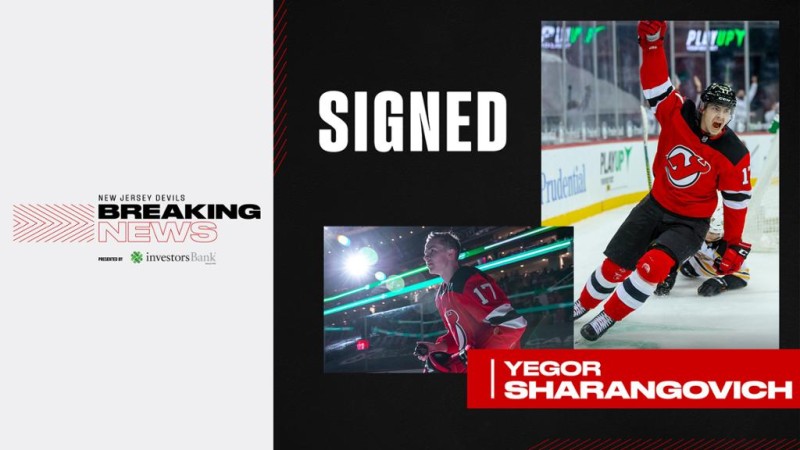 Yegor Sharangovich sera de retour avec les Devils