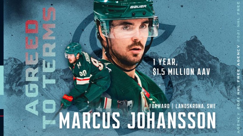 Marcus Johansson jouera pour le Kraken