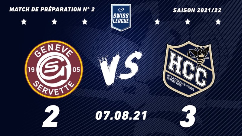 Résumé vidéo de la victoire de La Chaux de Fonds sur Genève Servette