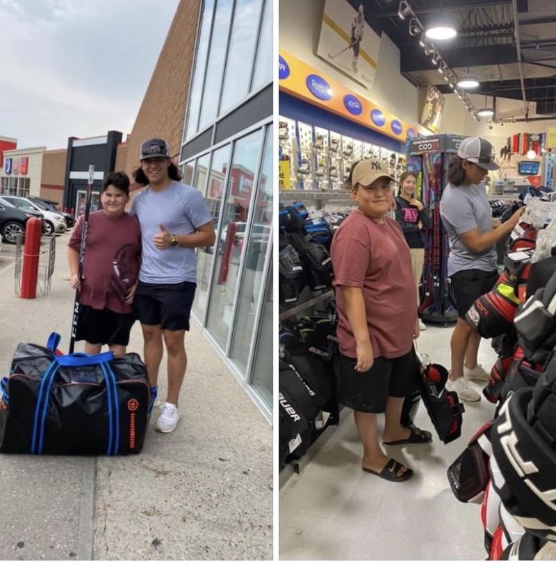 Le fort joli geste d'Ethan Bear