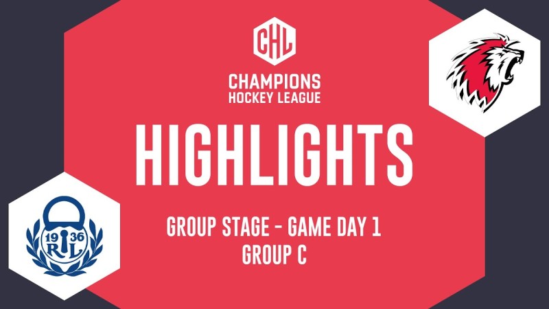 Résumés vidéo des clubs suisses engagés ce soir en Champions Hockey League