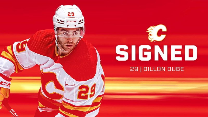 Dillon Dube de retour avec les Flames