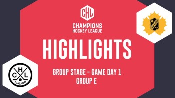 Résumé vidéo des matchs des Suisses d'hier en Champions Hockey League