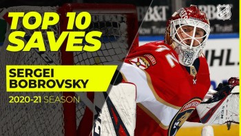 Top 10 des arrêts de Sergei Bobrovsky la saison écoulée