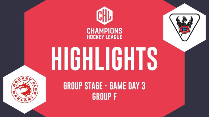 Résumés vidéo des clubs suisses engagés en Champions Hockey League