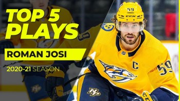 Les 5 plus beaux jeux de Roman Josi la saison écoulée