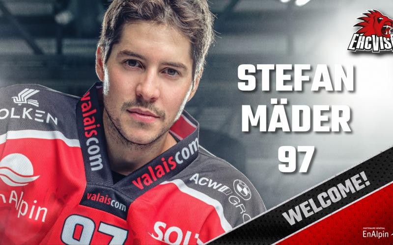 Stefan Mäder portera les couleurs de Viège cette saison
