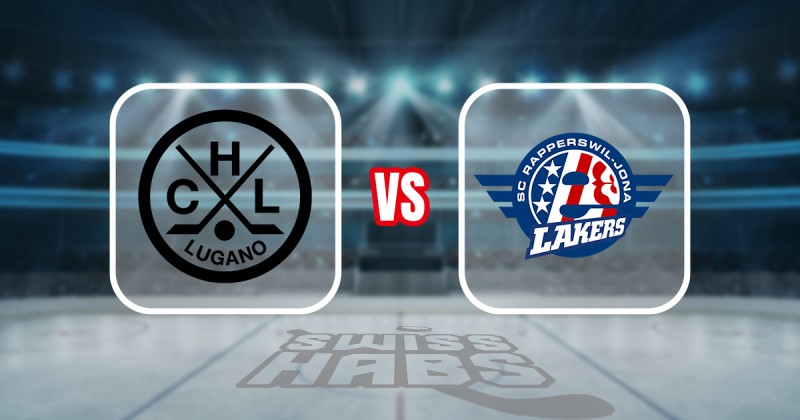 Formation des équipes pour le match Lugano vs Rapperswil